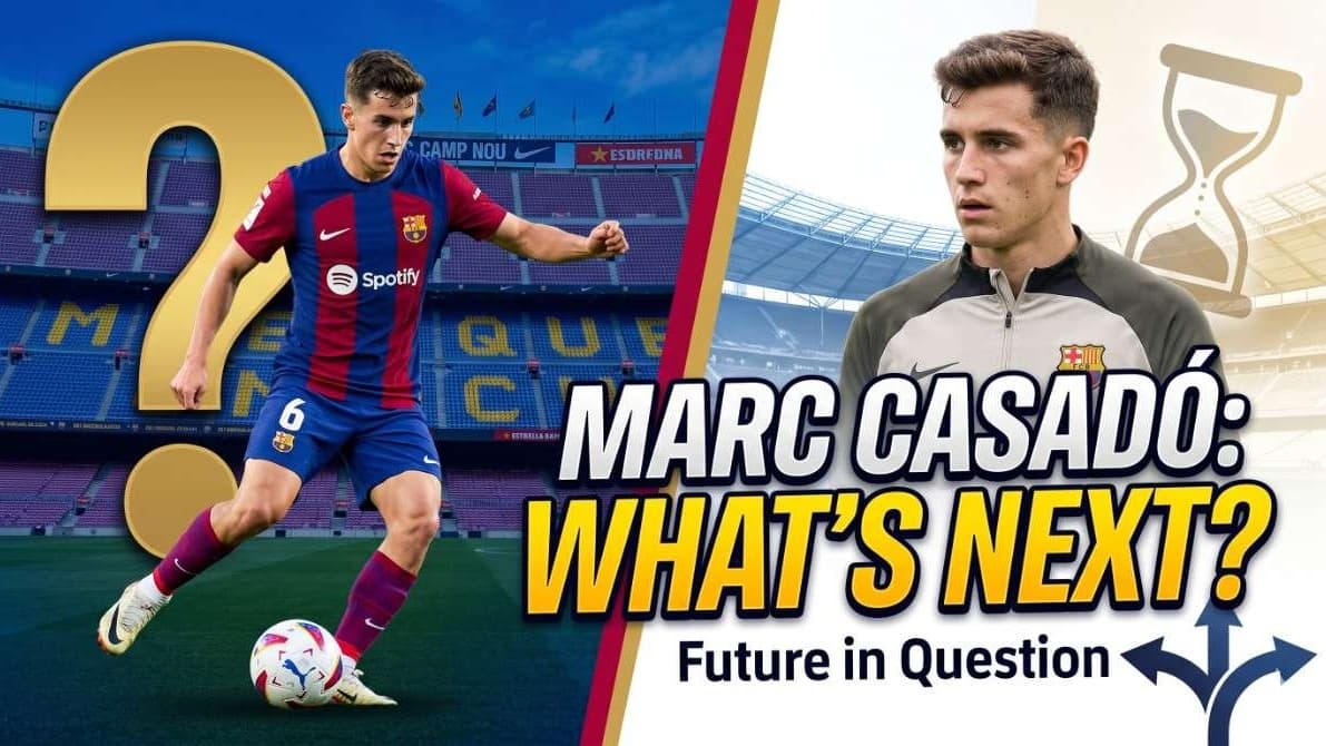 Marc Casadó Set to Leave FC Barcelona This Summer Amid Midfield Competition and Financial Plans