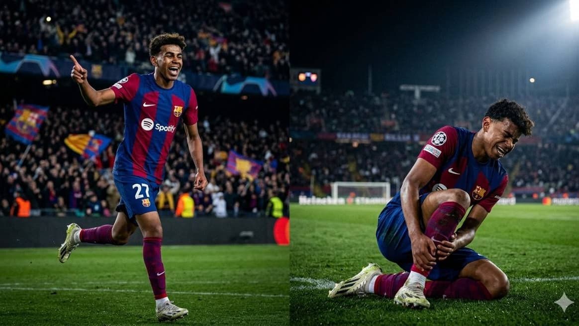 Lamine Yamal injury scare Barcelona star could miss weeks after Celta Vigo clash